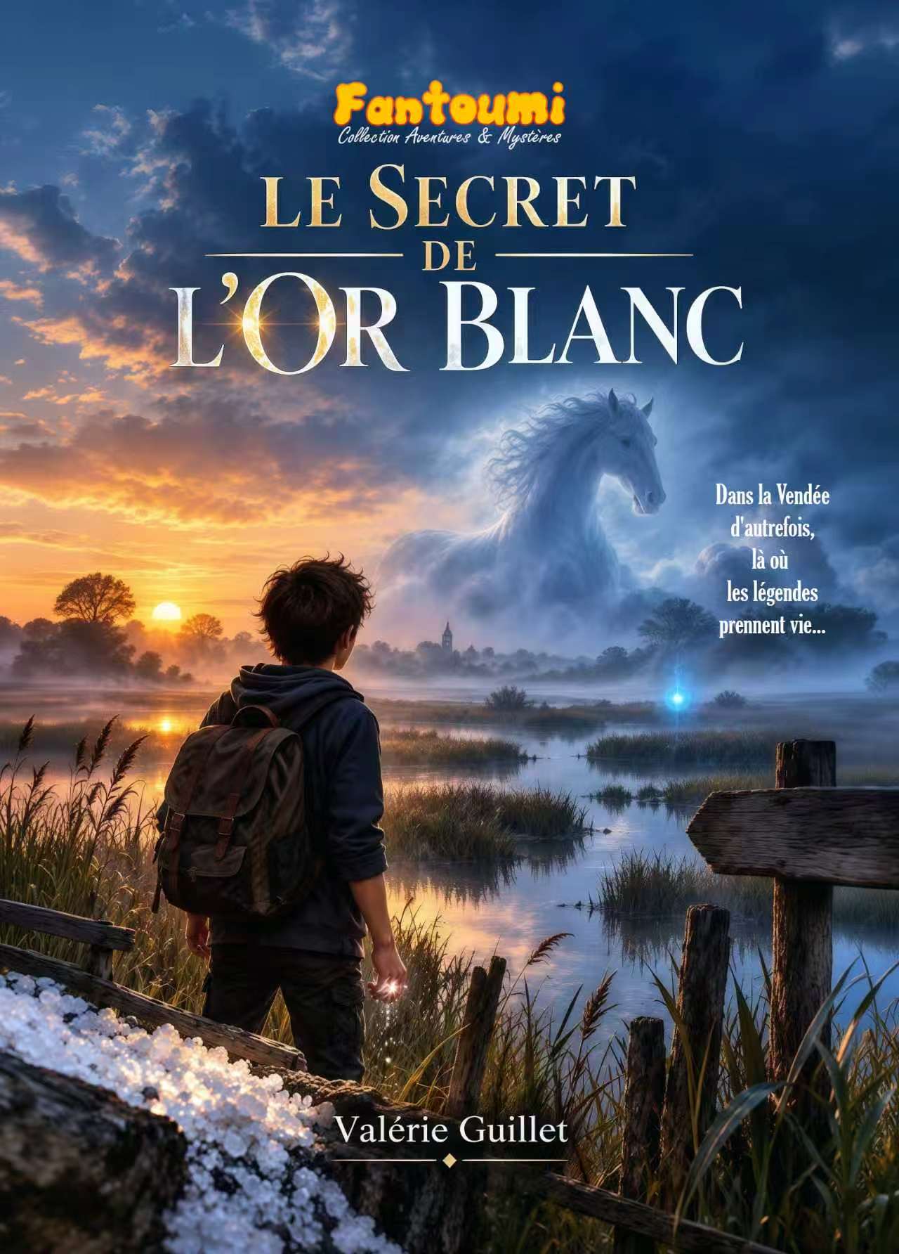 Couverture du roman Le Secret de l'Or Blanc, collection Aventures et Mystères